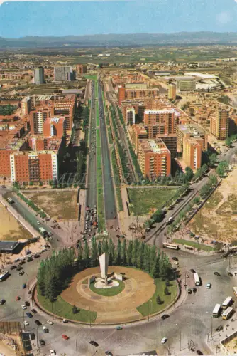 SPANIEN - Madrid, Plaza de Castilla, Avenida del Generalisimo 1973