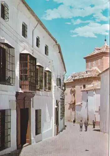 SPANIEN - Antequera, Albergue de Carretera, Calle Tipica, Postkarte 1976