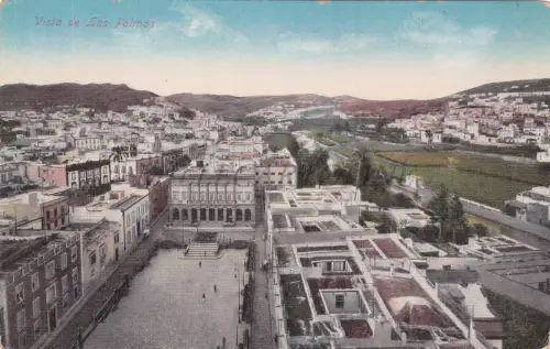 SPANIEN - Las Palmas, Puerto de la Luz, Vista, Postkarte