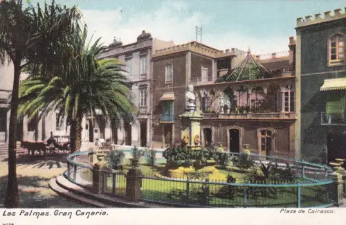 SPANIEN - Las Palmas, Gran Canaria, Plaza de Cairasco, Postkarte