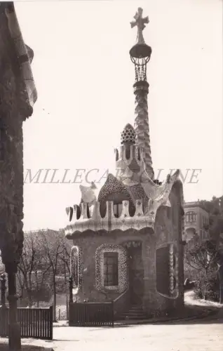 SPANIEN - Barcelona, Parque Güell, Sala de Espera, Zerkowitz Foto Postkarte