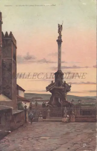 SPANIEN - Cordoba, Die Triumphsäule San Rafael gewidmet, Postkarte 1904