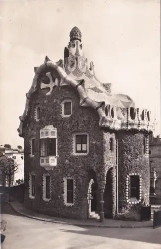 SPANIEN - Barcelona, Parque Güell, Casa Portineria, Zerkowitz Foto Postkarte