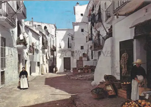 SPANIEN - Ibiza, Calle Tipica, Postkarte 1979