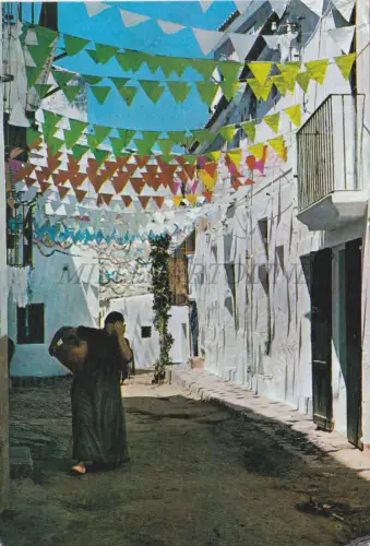 SPANIEN - Ibiza, Balearen, Calle de la Virgen Sapenya, Postkarte