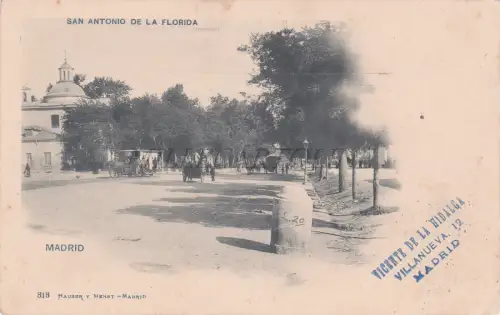 SPANIEN - Madrid, San Antonio de la Florida, Postkarte 1901
