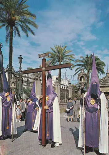 SPANIEN - Madrid, Semana Santa, Nazarenos, Postkarte