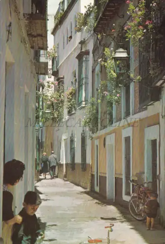 SPANIEN - Sevilla, Calle Tipica, Postkarte