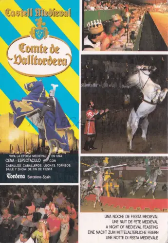 SPANIEN - Tordera, Castell Medieval, Comte de Valltordera, Postkarte