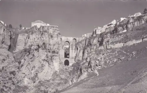 SPANIEN - Ronda, Ponte Nuevo e Vista General del Tejo, Foto Postkarte