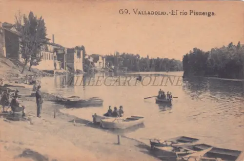 SPANIEN - Valladolid, El rio Pisuerga, Postkarte