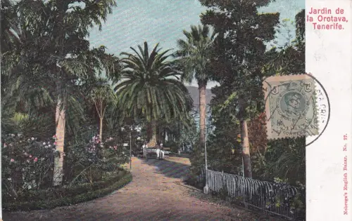 SPANIEN - Teneriffa, Jardin de la Orotava, Postkarte