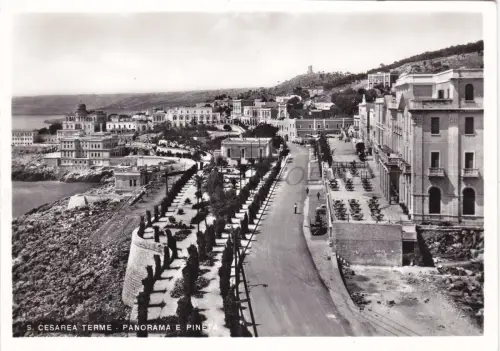 SANTA CESAREA THERMEN - Panorama und Pinienwald, Foto Postkarte