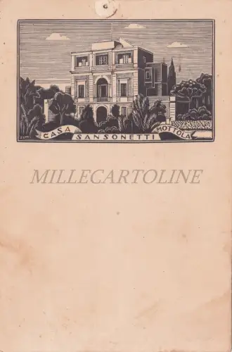 MOTTOLA - Casa Sansonetti, Postkarte signiert Zetti