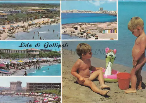 GALLIPOLI - Lido, Ansichten, Postkarte