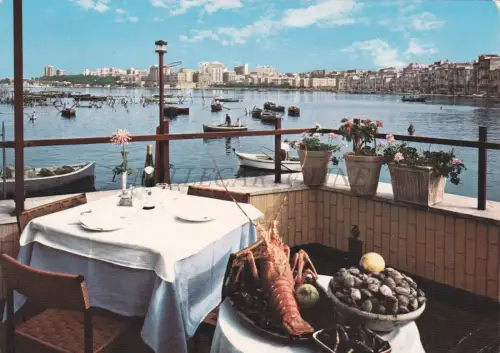 TARENT - Kleines Meer, Panorama, Postkarte 1974