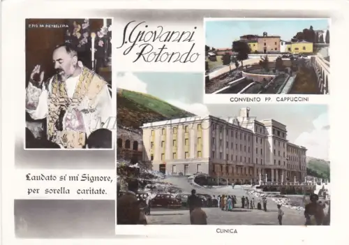 S. GIOVANNI ROTONDO - Padre Pio da Pietralcina, Klinik, Postkarte 1963