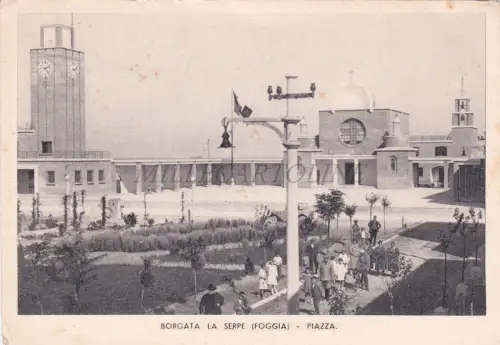 BORGATA LA SERPE - Foggia, Piazza, Postkarte Sanierung