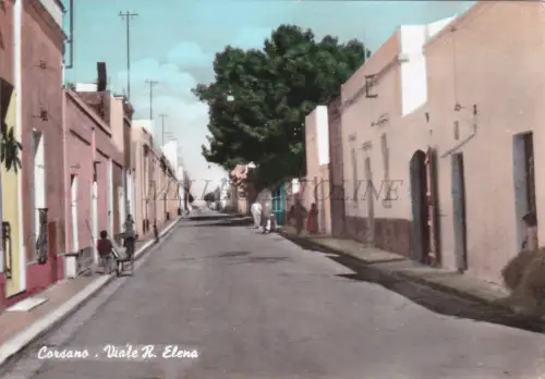 CORSANO - Viale R. Elena, Postkarte 1971