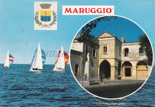 MARUGGIO - Segeln, Ansicht, Postkarte