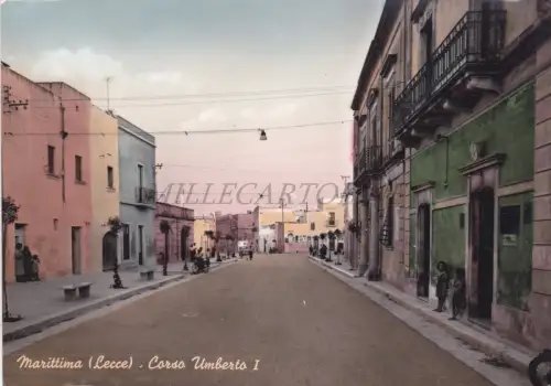 MARITTIMA - Lecce, Corso Umberto I, Postkarte 1963