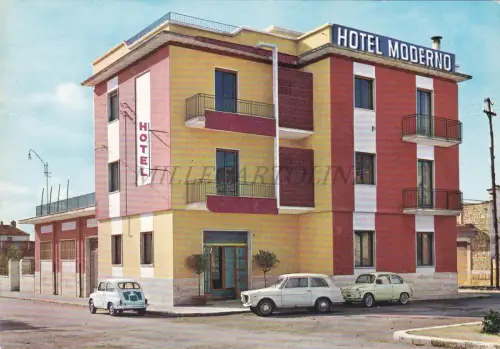 CONVERSANO - Bari, Hotel Moderno, FIAT 500, Postkarte