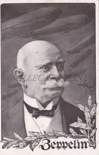 ZEPPELIN - Deutsche Luftflotten Berein, Postkarte 1914 WWI Feldpost