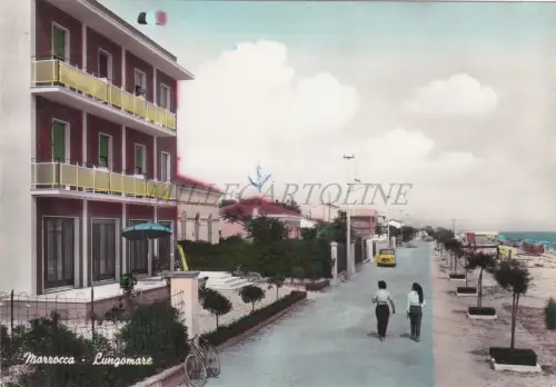MARZOCCA DI SENIGALLIA - Promenade, Foto Postkarte 1961