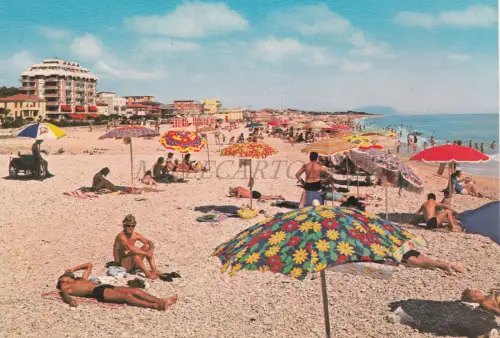PORTO S. ELPIDIO - Strand, Postkarte
