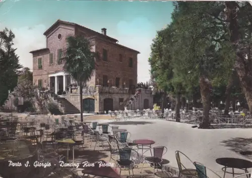 PORTO S. GIOGIO - Dancing Riva Fiorita, Foto Postkarte 1963