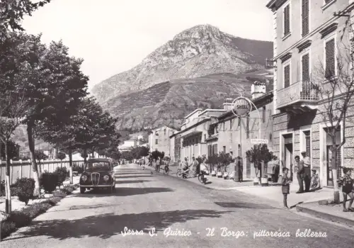 SERRA S. QUIRICO - Ancona, Il Borgo Benzinaio Shell, Foto Postkarte