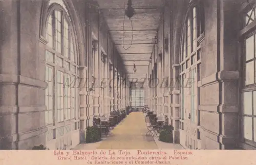 SPANIEN - Pontevedra, Isla y Balneario de la Toja, Gent Hotel, Postkarte