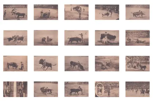 SPANIEN - Madrid, Stierkampf, 20 Postkarten Hauser und Menet