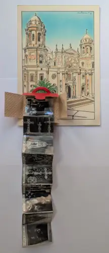 SPANIEN - Cadiz, Kathedrale, Leporello Postkarte