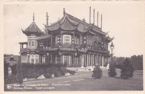 BELGIEN - Brüssel, Musée H. Verhaeghe de Naeyer, Pavillon Chinois, Postkarte