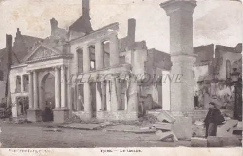 BELGIEN - Ypern, Le Theatre, Postkarte