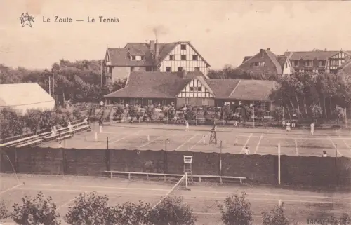 BELGIEN - Knocke, Knokke, Le Zoute, Le Tennis, Postkarte