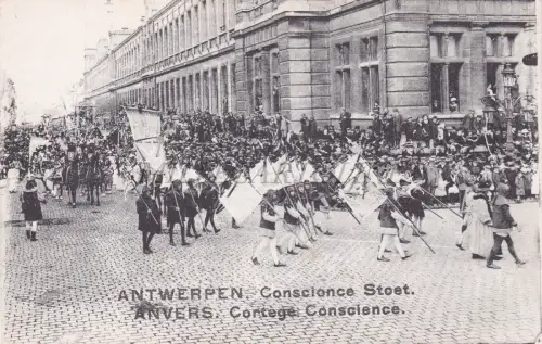 BELGIEN - Antwerpen, Conscience Stoet, Antwerpen, Cortege Consience, Postkarte