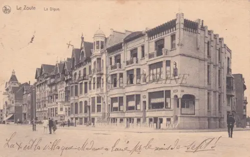 BELGIEN - Knocke, Knokke, Le Zoute, La Digue, Postkarte
