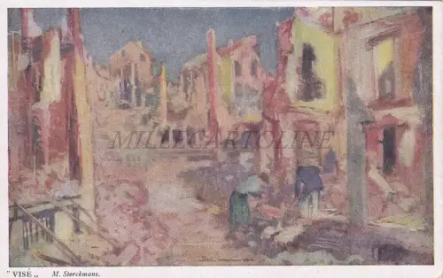 BELGIEN - Visé, M. Sterckmans, Asiles Soldats Invalides Belges, Postkarte