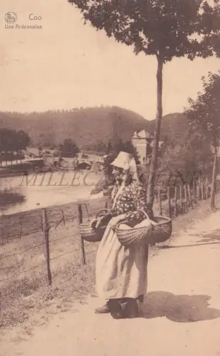 BELGIEN - Coo, Une Ardennaise, Postkarte