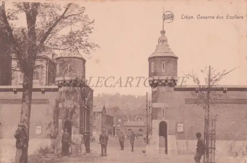BELGIEN - Lüttich, Caserne des Ecoliers, Postkarte