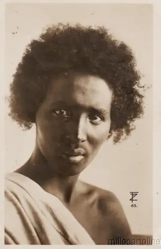 * ITALIENISCHES AFRIKA - Ethnische F.Z. Portraits n.63 - Ed.Bologna