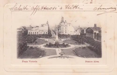 * ARGENTINIEN - Buenos Aires - Plaza Victoria 1903