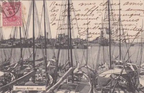 * ARGENTINIEN - Buenos Aires - Boca, Ships 1911