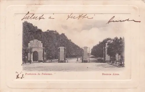 * ARGENTINIEN - Buenos Aires - Portones de Palermo 1903