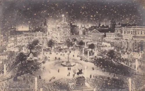 * ARGENTINIEN - Buenos Aires - Plaza Mayo, Centenario Revolucion 1910