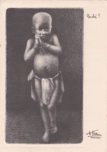 * ITALIENISCHES OSTAFRIKA - D.Bellini, Faschismus 1936 - Warum? Warum?