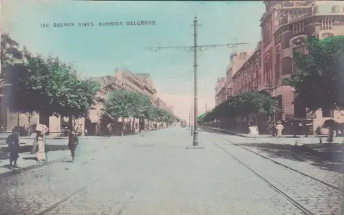 * ARGENTINIEN - Buenos Aires - Avenida Belgrad 1916