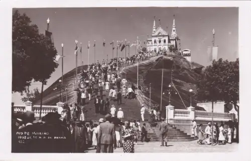 * BRASILIEN - Rio de Janeiro - Igreja de N.S.da Penha 1955 Italian Mail